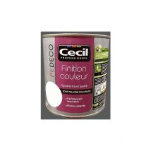 Pe deco Finition Couleur Gris ardoise Satin 0,5 l - Cecil