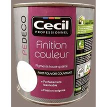 Pe deco Finition Couleur Taupe Satin 0,5 l - Cecil