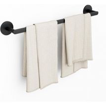 Cecipa Max - Handtuchhalter Handtuchstange Ohne Bohren Handtuchhalter Selbstklebend für Bad , 59cm Rostfreier Edelstahl Schwarz