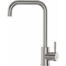 Robinet Cuisine Brossé, Mitigeur Cuisine Pivotant 360° Flexible Robinetterie Cuisine en 304 Acier Inox Résistant à la Corrosion - Acier Inoxydable