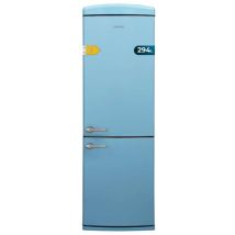 Cecotec - Combi Fridge 2 Doors Retro de 294 l Bolero CoolMarket Combi Origin 294 Blue e. Hauteur 190 cm et 60 de Largeur, Total No Frost, Multi