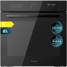 Cecotec - Airfryer Glass Black de 81L de capacité, 11 fonctions con Airfryer Master, Pizza Master, Steam Asisst, Steam EasyClean, 3D cuisson, Classe