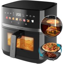 Cecofry&grill Duoheat 8000 Singolo 8 L Indipendente 2200 W Friggitrice Ad Aria Calda Nero - Cecotec