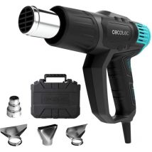 Cecotec - Höllenpistole 7500 Vollausstattung 2000W, ultraschnelle Hitze, 4 Köpfe, freihändig, einstellbare Temperatur 50-600 oC, 2 Stufen de Power de