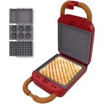 Macchine Per Sandwich Rock'ntoast Retro One Red - Cecotec