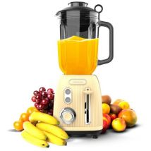 Mixeur-blender Power Black Titanium RetroYellow - Cecotec