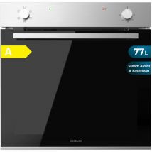 Cecotec Multifunction Conventional Built-in Oven de 77L Bolero Hexa C126001 Line A. 2800W, 5 Functions, Low Power Consumption, Interior Light, Steam