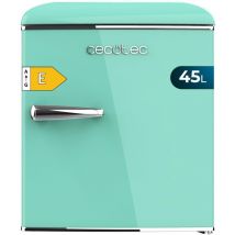 Cecotec - Petit réfrigérateur Retro Tabletop Fridge 45L Bolero CoolMarket tt Origin 45 Green e. 55cm ofHaut et 44,7cm ofLargeur, classe énergétique