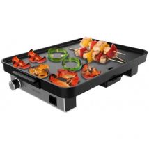 Plancha-grilles électrique Plancha-gril électrique haute puissance de 1800 w, en aluminium avec revêtement en téflon, pièces magnétiques détachables