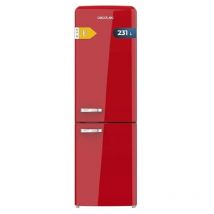 Cecotec - Retro 2-door Combi Refrigerator De 231 l Bolero Coolmarket Combi Origin 231 Nf Red e. Red Retro Fridge, Height De 176,5 Cm, Total No Frost