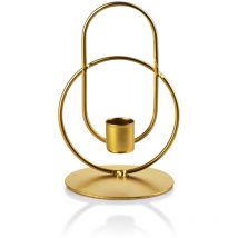 Cedric Gold Kerzenständer – 9cm x 15cm – Metallgold – 166g – 6 Stück