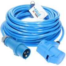 Kalle Verlängerungskabel cee 230V 16A 2,5mm² Winkel Extreme Blau IP44 10 Meter
