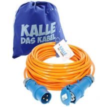 Kalle Verlängerungskabel cee 230V 16A 2,5mm² Extreme Signal Orange IP44 20 Meter