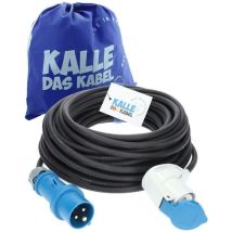 Kalle Verlängerungskabel cee 230V 16A 1,5mm² Winkel Kompakt IP44 25 Meter
