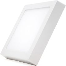 Trade Shop - Deckenstrahler Panel Decke Led Kaltes Licht 12w Quadratisch Rund - Platz
