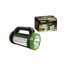 Cegasa - professionelle Multifunktions-Taschenlampe led - 5 Modi de Beleuchtung - Akku de 1800mah - Stromversorgung solar und per usb - Farbe