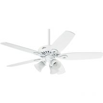 Hunter Fans - Ceiling Fan Builder Plus White with Lights