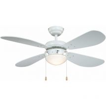 Aireryder - Ceiling fan Classic White with Light