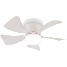 Ceiling Fan Hines White with LED & Remote
