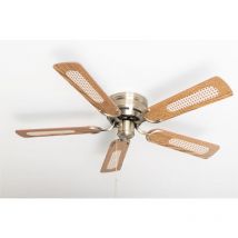 Ceiling fan Kisa Deluxe AB Oak / Walnut