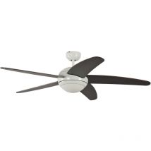 Pepeo - Ceiling Fan Melton White / Wenge with Light and Remote