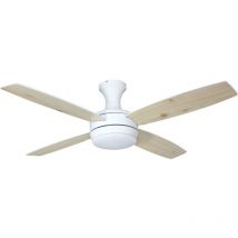 Aireryder - Ceiling Fan Saturn White with Light & Remote Control
