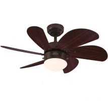 Westinghouse - Ceiling Fan Turbo Swirl Espresso 76cm / 30 with Light