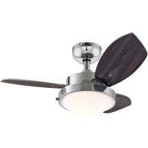 Ceiling Fan Wengue II 76cm / 30" with Light & Pull Cords