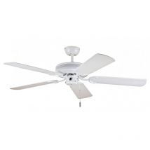 Deko-elektro - Ceiling Fan White Eagle with Pull Cord