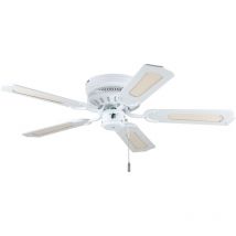 Ceiling Fan White Liane Slimline with Pull Cord