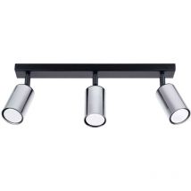 Sollux - Ceiling lamp winx 3 black/chrome