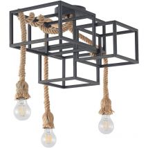 Lucande - Ceiling Lightdimmable 'Andrik' made of Metal for Living Room & Dining Room