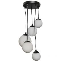 Beauworth Matt Black Ceiling Light Pendant and G9 Capsule led 3W Warm White 3000K Bulb