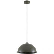 Lindby - Ceiling Light Leya dimmable (modern) in Silver made of Metal for e.g. Living Room & Dining Room (1 light source, E27) from dark grey