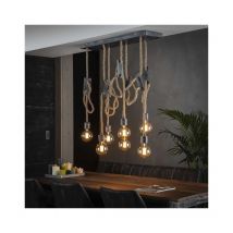 Ceiling light Polo multiple pendants - Brown, Metal