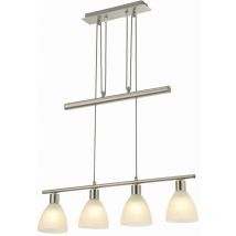 Lampenwelt - Ceiling Lightdimmable 'Simeon' made of Glass for Living Room & Dining Room