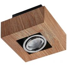 Ceiling Light Vince dimmable (modern) in Brown made of Metal for e.g. Hallway (1 light source, GU10) from Arcchio light wood
