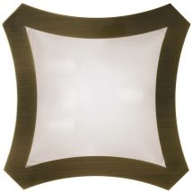 Diyas - Inspired Mantra Alaska Ceiling/Wall 3 Light L1/SGU10, Antique Brass, cfl Lamps included