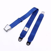 Roleader - Ceinture de sécurité à deux points Lit de traction boucle d'avion ceinture de sécurité à deux points, bleu