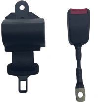 Roleader - Fournitures automobiles, enrouleur télescopique automatique, ceinture de sécurité à deux points pour chariot élévateur, base optionnelle