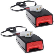 Connecteur universel de prise de boucle de ceinture de sécurité de voiture, 173MM, avec fil d'avertissement