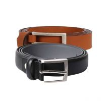 Ceinture en cuir ajustable Estex 30 mm - Couleur Marron