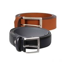 Ceinture en cuir ajustable Estex 35 mm - Couleur Noir