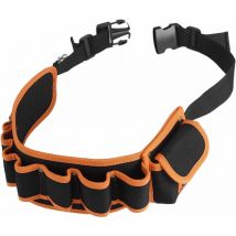 Aougo - Ceinture à Outil d'électricien Ceinture Porte-outils pour Charpentier Bricoleur Menuisier Ceinture Ajustable en Nylon