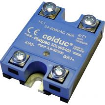 Celduc Relais - semi-conducteurs SOL965460 60 a Tension de contact (max.): 600 v/ac, 600 v/dc à commutation au zéro de