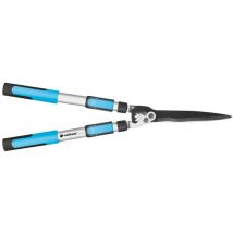 Ipro Taille-haie télescopique à deux mains for Cutting Shrubs, Small Trees and Hedges, 20 cm Long Blade Covered with Non-Stick Coating Aluminium