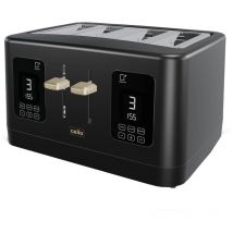 4 Slice Digital Toaster Black - Cello