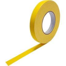 Cellpack – Nastro adesivo giallo 50m x 19mm – Resistente all'usura, Scrivibile, Facile da srotolare