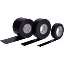 No. 128, dimensions 10M x 19MM x 0,15MM (longueur x largeur x épaisseur), noir, ruban d'isolation électrique en pvc - Cellpack
