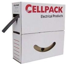 Cellpack - 127077 Schrumpfschlauch ohne Kleber Gelb 12.70 mm 6.40 mm Schrumpfrate:2:1 8 m